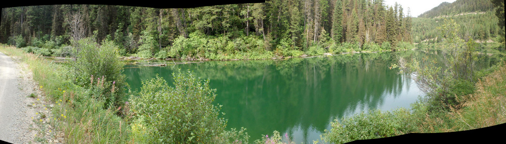 GDMBR: Last lake of the series of lakes (ponds) on the Cottonwood Creek valley.